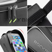 Load image into Gallery viewer, ROCKBROS Bicycle Bag Cycling Front Tube Frame Bag Waterproof Top Tube Phone Bag MTB Road Bike Touch Screen 6.0 inch Phone Case