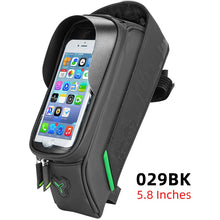 Load image into Gallery viewer, ROCKBROS Bicycle Bag Cycling Front Tube Frame Bag Waterproof Top Tube Phone Bag MTB Road Bike Touch Screen 6.0 inch Phone Case