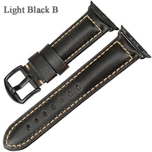 Load image into Gallery viewer, MAIKES Oil Wax Leather Bracelet For Apple Watch Band 42mm 38mm / 44mm 40mm Series 6 5 4 3 For Apple Watch Strap iWatch Watchband