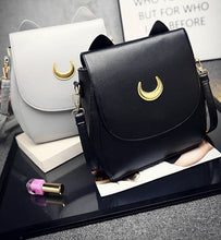 Load image into Gallery viewer, New Summer Sailor Moon Ladies Luna Cat Chain Shoulder Bag PU Leather Casual Handbag Women Fashion Crossbody Messenger Small Bags